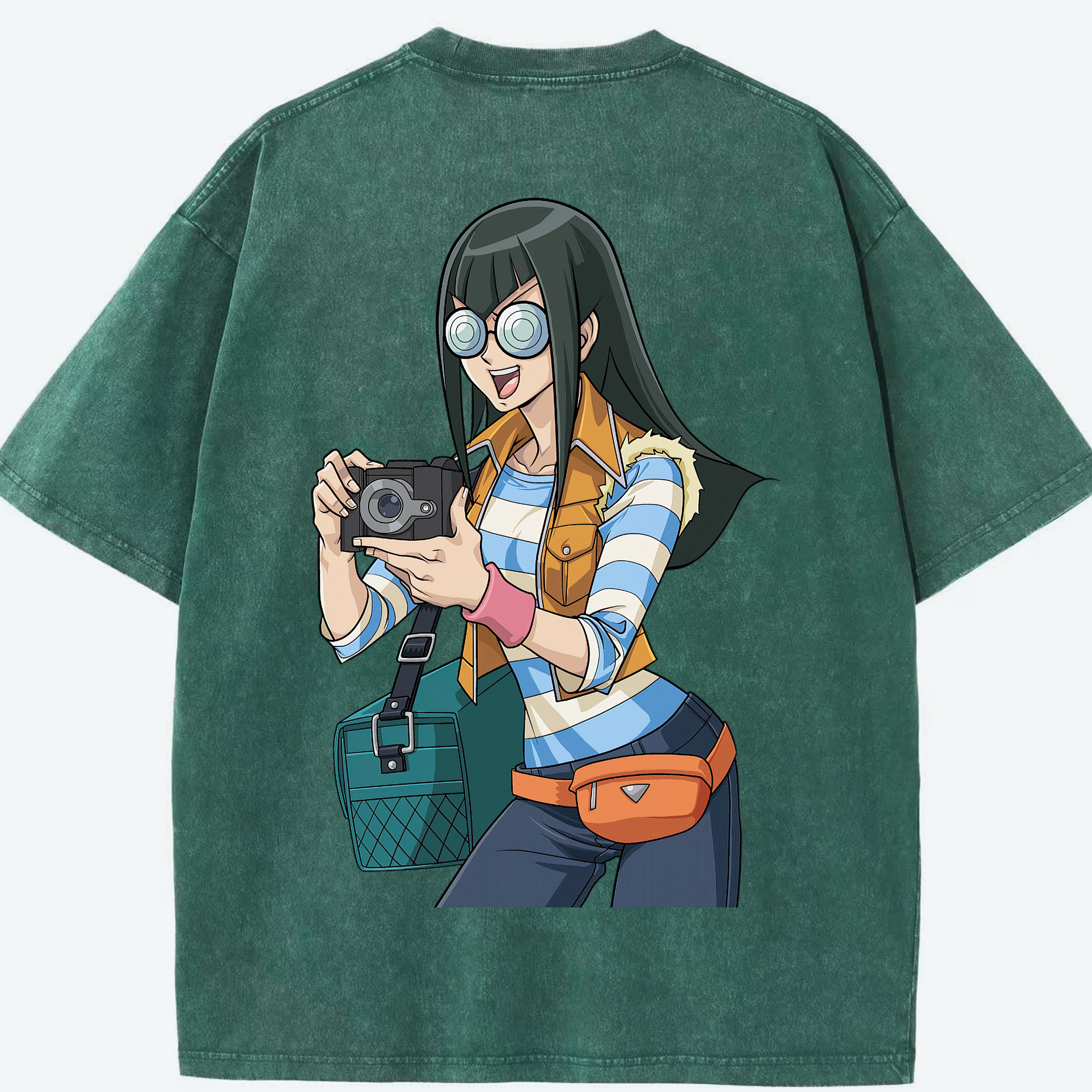 （画像用） 遊☆戯☆王 Yu-Gi-Oh! 綿100% ヴィンテージ風 半袖Tシャツ（背面プリント）